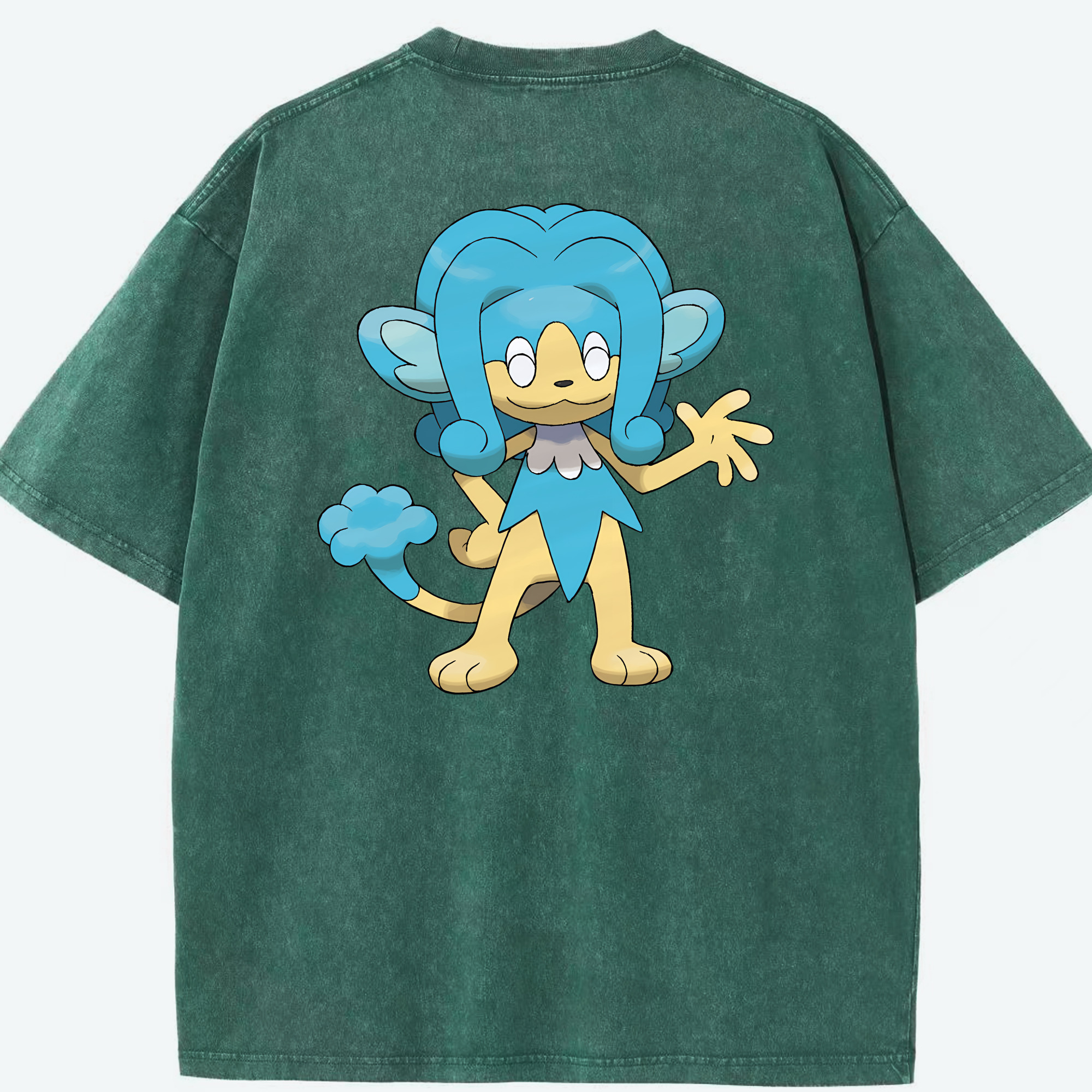 （画像用） ポケットモンスター Pokémon 綿100% ヴィンテージ風 半袖Tシャツ（背面プリント）